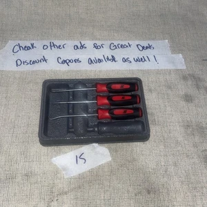 Snap-on Tools USA 3pc Red Instinct Soft Grip(EB-2298) - Bild 1 von 3