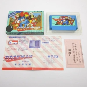 Rockman 1 Box/Handbuch K2 Famicom Software FC Betrieb bestätigt Japan Version - Bild 1 von 10