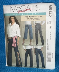 McCalls Pattern Misses Jeans Sz 18 to 20 M5142 MAP - Picture 1 of 4