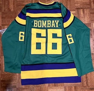 Gordon Bombay Mighty Ducks Hockey Jersey. #66. Size- L. New w/o Tags. - Picture 1 of 2