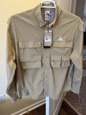 Nike ACG Orb Weaver Dri-FIT ADV UV Fishing Shirt Size Men’s Medium M HJ2465-297 - Image 1 of 2