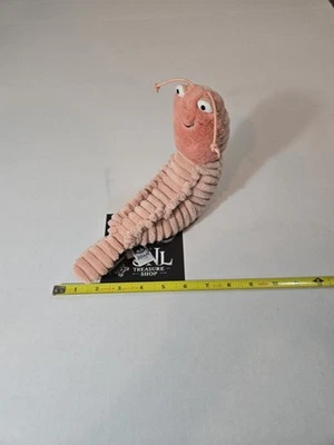 Boneca de pelúcia macia Jellycat SHELDON SHRIMP fofa de pelúcia animal do oceano melhor presente - Imagem 1 de 4