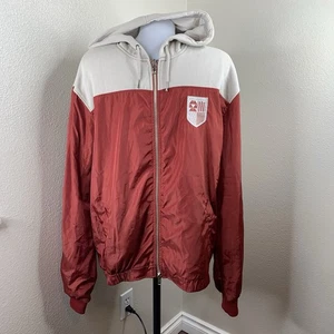 Insert Coin Destiny Hunter Red Bungie Zip Jacket Green Video Game Unisex Sz 2XL - Picture 1 of 9