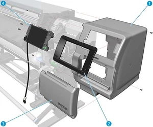 B4H70-67075 Front panel bezel Trim Cover 64 HP Latex 360 365 370 375 560 570 - Picture 1 of 1