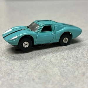 Coche Ranura Ho Aurora T-Jet Thunderjet Turquesa Porsche 904 #1376 1966-70 - Imagen 1 de 9
