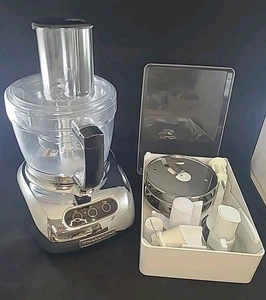 KitchenAid Food Processor Chrome KFP750CRO w/ Accessories - Complete Set - Picture 1 of 5