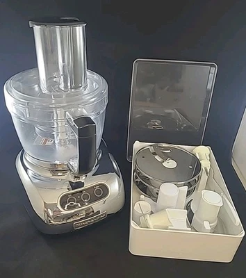 KitchenAid Food Processor Chrome KFP750CRO w/ Accessories - Complete Set - Image 1 of 4