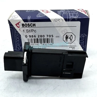 Mass Air Flow Meter Fits Ford Focus Fiesta B-Max 1.5 1.6 dCi 2.0 2.3 0986280705 - Image 1 of 4