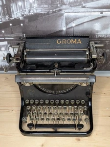 Alte Schreibmaschine Croma Simplex um 1900, Funktion guter gebrauchter Zustand; - Bild 1 von 10