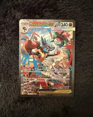 Mega Lucario ex 179/132 Mega Entwicklung Pokémon / Deutsch / NM - Bild 1 von 2