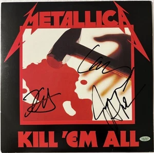 Metallica 'Kill 'em ALL' signed handsignierte LP PLATTE mit Hülle mit COA - Bild 1 von 11