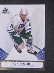 12-13 SP Game Used Ron Francis 🚨🚨🚨 Hartford Whalers  - Picture 1 of 2