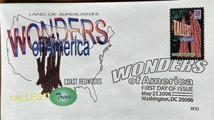 WII Colorprint 4063 Wonders of America Coast redwoods, tallest trees - Picture 1 of 1
