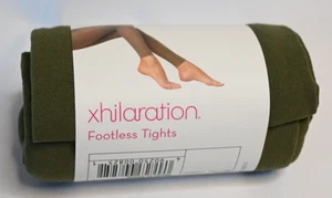 Xhilaration Strumpfhose ohne Fuß, M/Hoch, Picknickgrün, Neu mit Etikett - Bild 1 von 3