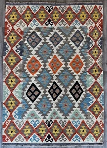 Handmade Afghan Wool Kilim Rug - Picture 1 of 7