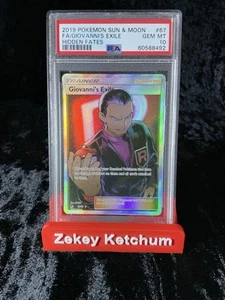 PSA 10 GEM MINT Giovanni's Exile 67/68 Destino Nascosto Ultra Rara Holo Pokémon 2019 - Foto 1 di 2