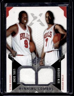 2004-05 SPx Luol Deng Ben Gordon Winning Combos Jersey #WC-DG Bulls - Image 1 of 2