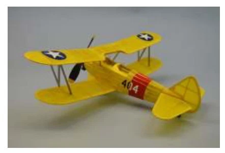 Dumas 239 18" Wingspan Walnut 18 Stearman PT-17 Aircraft Kit - Image 1 of 1