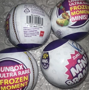 Zuru Mini Brands Serie 5 Estuche Sellado Ft. Juegos de 4 minis de comida Frozen Moments - Imagen 1 de 4