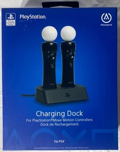 PowerA Charging Dock for PS4 VR Move Motion Controllers – Black – NEW - Picture 1 of 6