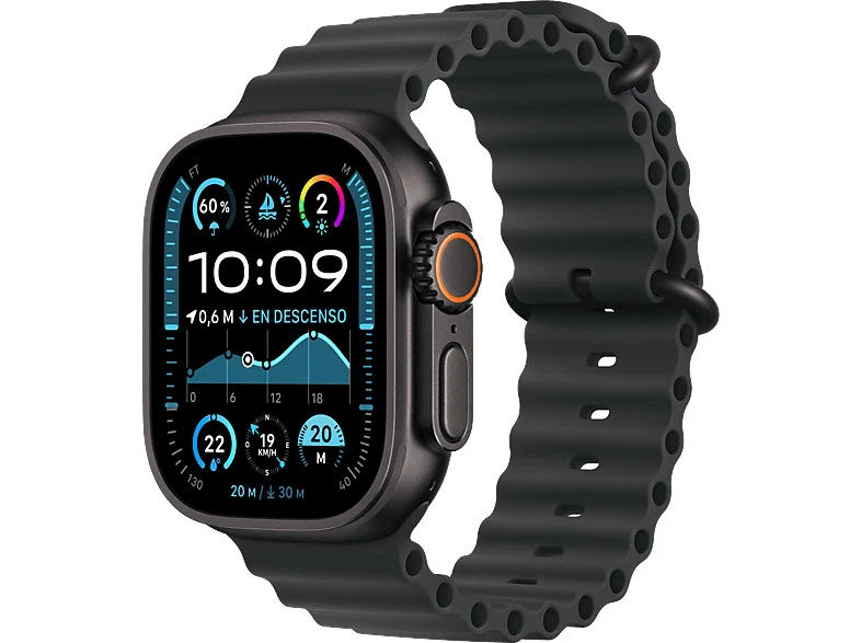 Apple Watch Ultra 2 (2024), GPS + Cellular, 49 mm, Caja de Titanio Negro, - Imagen 1 de 4