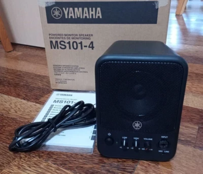 Yamaha MS101-4 Powered monitor speaker 30W Shippng From Japan New - Image 1 of 4