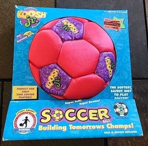 Vintage NEW 1998 Koosh Jr. Junior Soccer Ball Size 3 NIB Sealed 90s Toy OddzOn - Picture 1 of 4