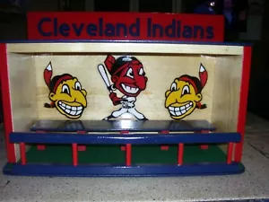 Cleveland Indians Bobble heads display case 1950 logos shipped dis-assembled - Picture 1 of 12