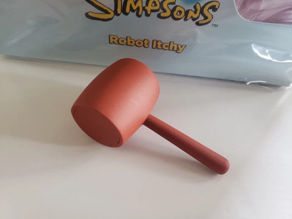 Ultimates Simpsons SUPER 7 Robô Coceira SOMENTE Martelo de Borracha - Imagem 1 de 1