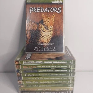 Predators Wildlife Documentaries 10 DVDs Bundle Region 0 (ALL) Inc 2 Bonus DVD's - Picture 1 of 22