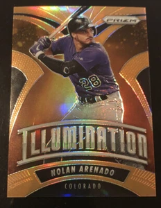 Panini Prizm Illumination Prizms 2020 naranja neón #4 Nolan Arenado #'D 90/100! - Imagen 1 de 2