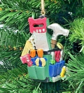 *SAMPLE SALE* TOOL BOX RESIN ORNAMENT 3" (WH6) COMBINED SHIPPING! - Picture 1 of 2