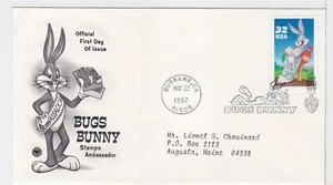 TurtlesTradingPost- Bugs Bunny- 1997 FDC #3137a Artcraft Variety Cachet - Picture 1 of 1