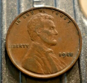 1911-P Lincoln Wheat Cent 1c.   (#8477) - Picture 1 of 2