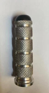 SES DIAMOND KNURLED ALLOY MOTORCYCLE FOOT PEG. M8 THREAD. FP8N. - Picture 1 of 4