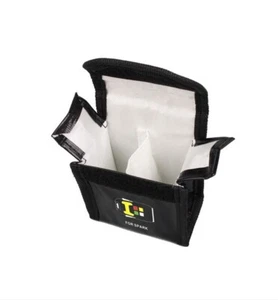 Bolsa de seguridad ignífuga Lipo para 2 baterías DJI Spark, 80x45x80mm - Imagen 1 de 3