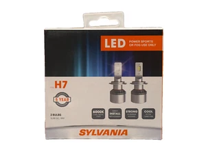NEW SYLVANIA H7 LED Power Sports/Fog Headlight 2 Bulbs Item H7SL.BX2 Sealed - Picture 1 of 3