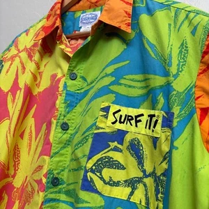 RAR! Vintage Jams World Prod Dev Comm Hawaiihemd XL Surf Line Honolulu USA - Bild 1 von 12