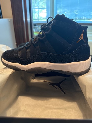 Taglia 8 con 6 5 GS Jordan Retro 11 Premium nero metallizzato oro bianco con scatola