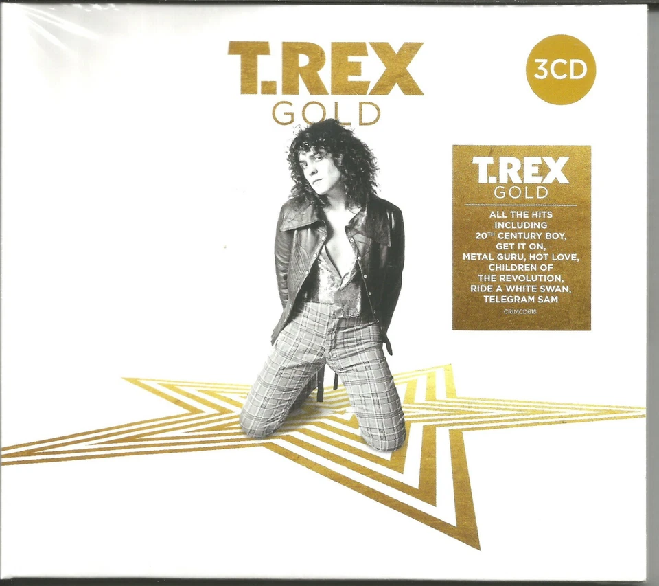 T. Rex - Gold - Dreier - CD - Digisleeve - Best Of Greatest Hits CD - Neu - OVP - Bild 1 von 2