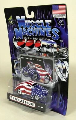 Muscle Machines 1/64 Scale - '41 Willys Coupe Sept 11 2001 Diecast Model car - Image 1 of 2