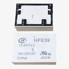 1Pce HFE39 12-2HT-L2 12VDC POWER LATCHING RELAY 16A 250VAC 8Pins #A6-28