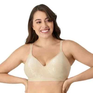 Bali Bra Size 36B Nude Cool Comfort Revolution Wireless Shaping Padded Df3463 - Picture 1 of 11