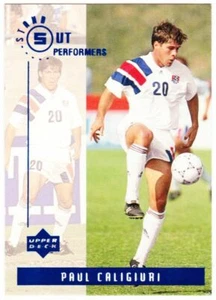 1994 Upper Deck World Cup Contenders Soccer Stand Out Performers #S2 CALIGIURI - Picture 1 of 1