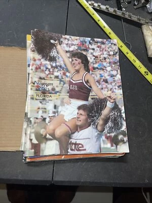 1985 Mississippi State vs Florida Gators Football Program Game Day Sep 28 - Image 1 of 4
