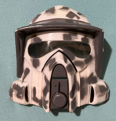 Biker Scout Trooper / STAR WARS / Camouflage / White / Rubies / Halloween / Mask - Image 1 of 4