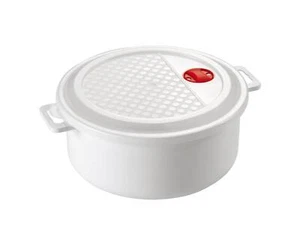 Casseruola Microonde Cm 23 Litri 3 1906 Bianco Heidrun - Imagen 1 de 3