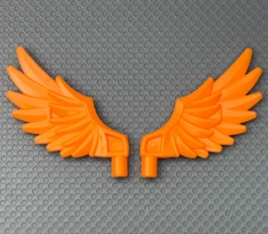 LEGO Minifigure Wings Feathered Orange (x2) Part # 11100 Chima - Picture 1 of 5