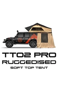 TUFF-TREK ® PRO-Ruggedised 1.4m Soft Top Tent +Annex Room - Picture 1 of 6