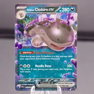 Pokemon TCG Paldean Clodsire ex 059/091 Sv: Paldean Fates Holo Near Mint NM - Bild 1 von 1